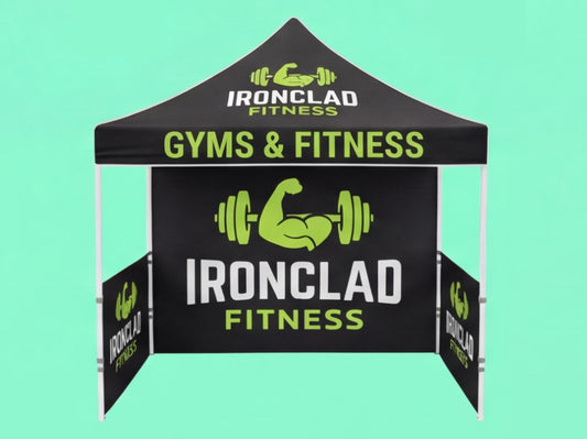 Custom Canopy Tent 10x10 for Gyms & Fitness