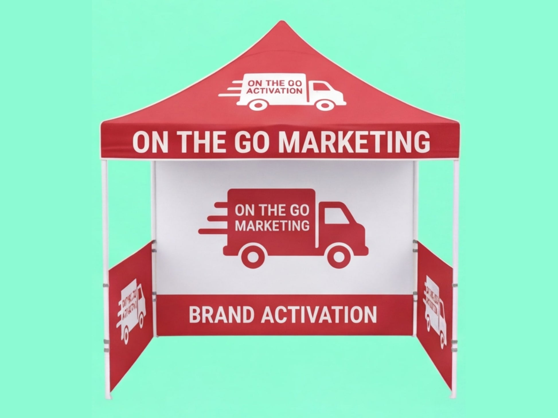 Custom Canopy Tent 10x10 for Mobile Marketing