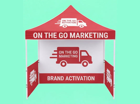 Custom Canopy Tent 10x10 for Mobile Marketing