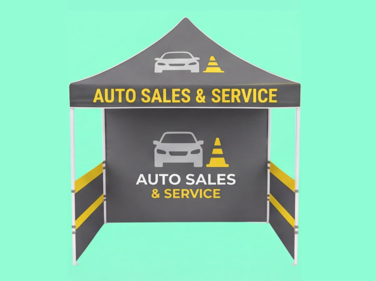 Custom Canopy Tent 10x10 for Parking Lot