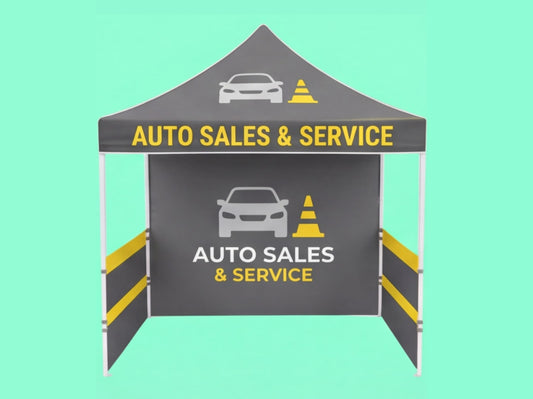 Custom Canopy Tent 10x10 for Parking Lot