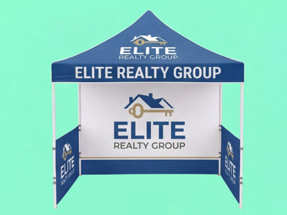 Custom Canopy Tent 10x10 for Real Estate