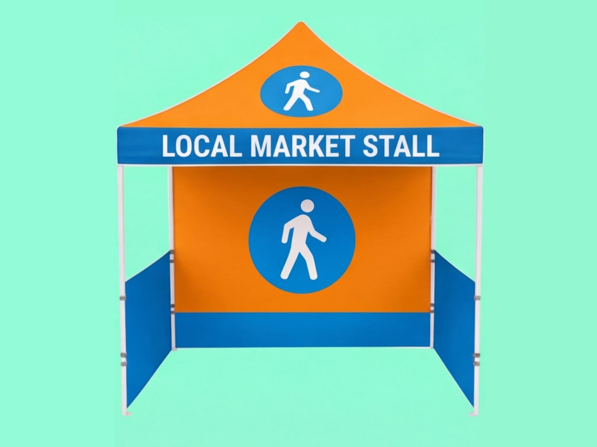 Custom Canopy Tent 10x10 for Sidewalk