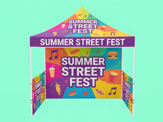 Custom Canopy Tent 10x10 for Street Festival