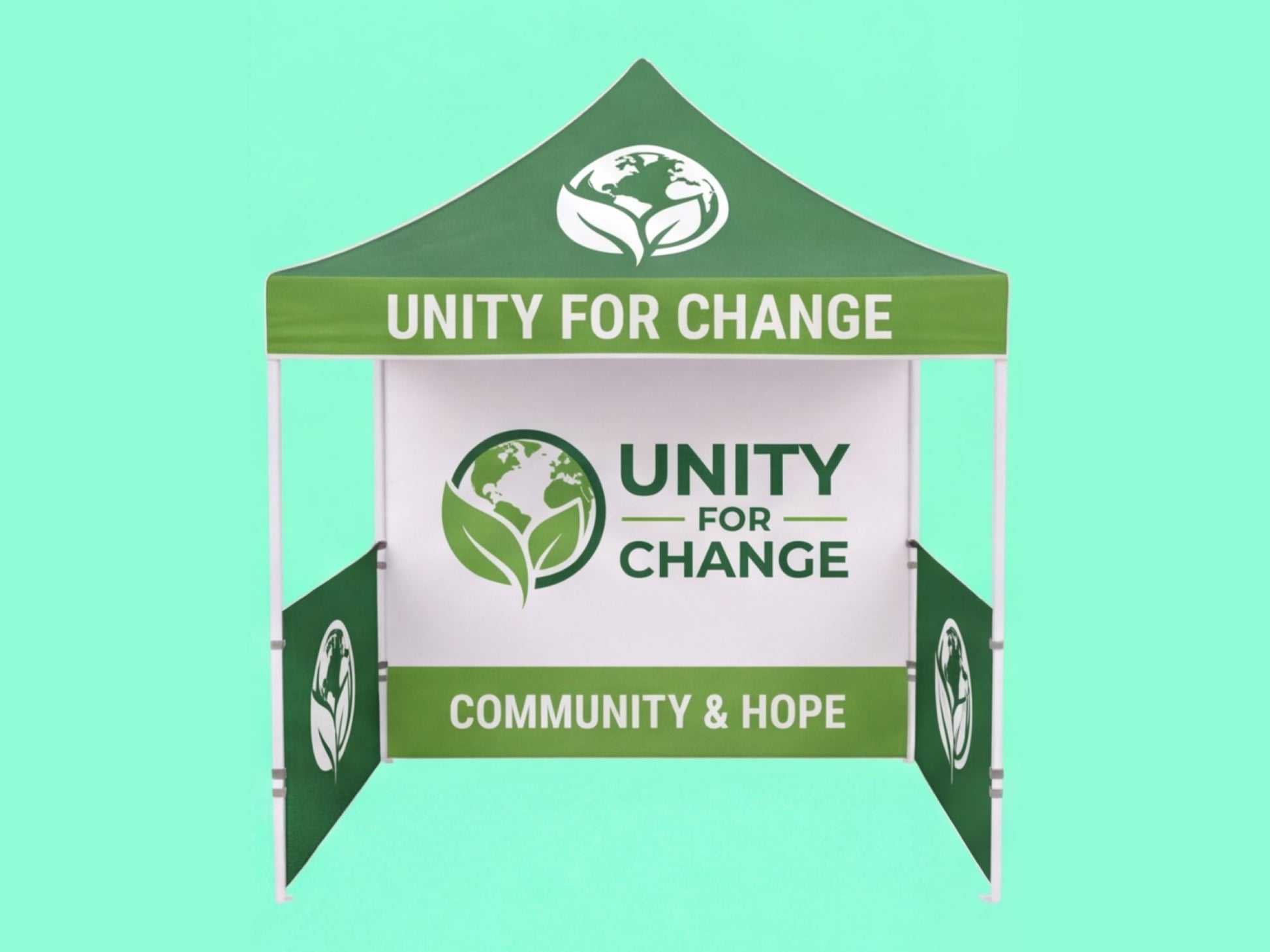 Custom Canopy Tent 10x10 for Non-Profit Organizations