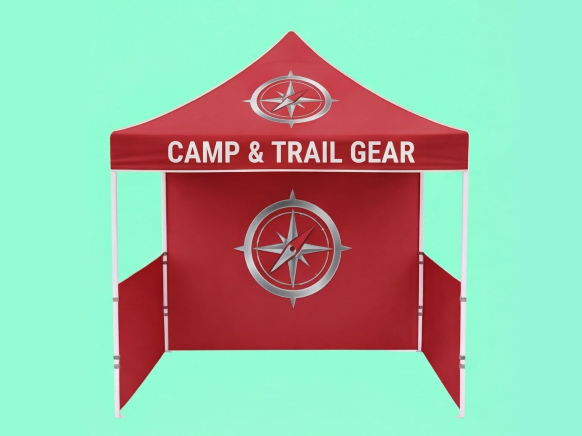 Custom Canopy Tent 10x10 for with Back Wall