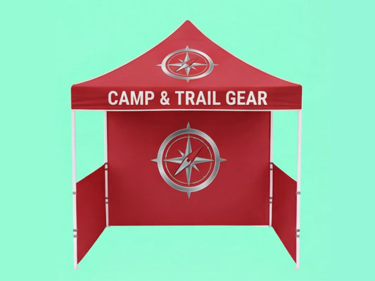 Custom Canopy Tent 10x10 for with Back Wall