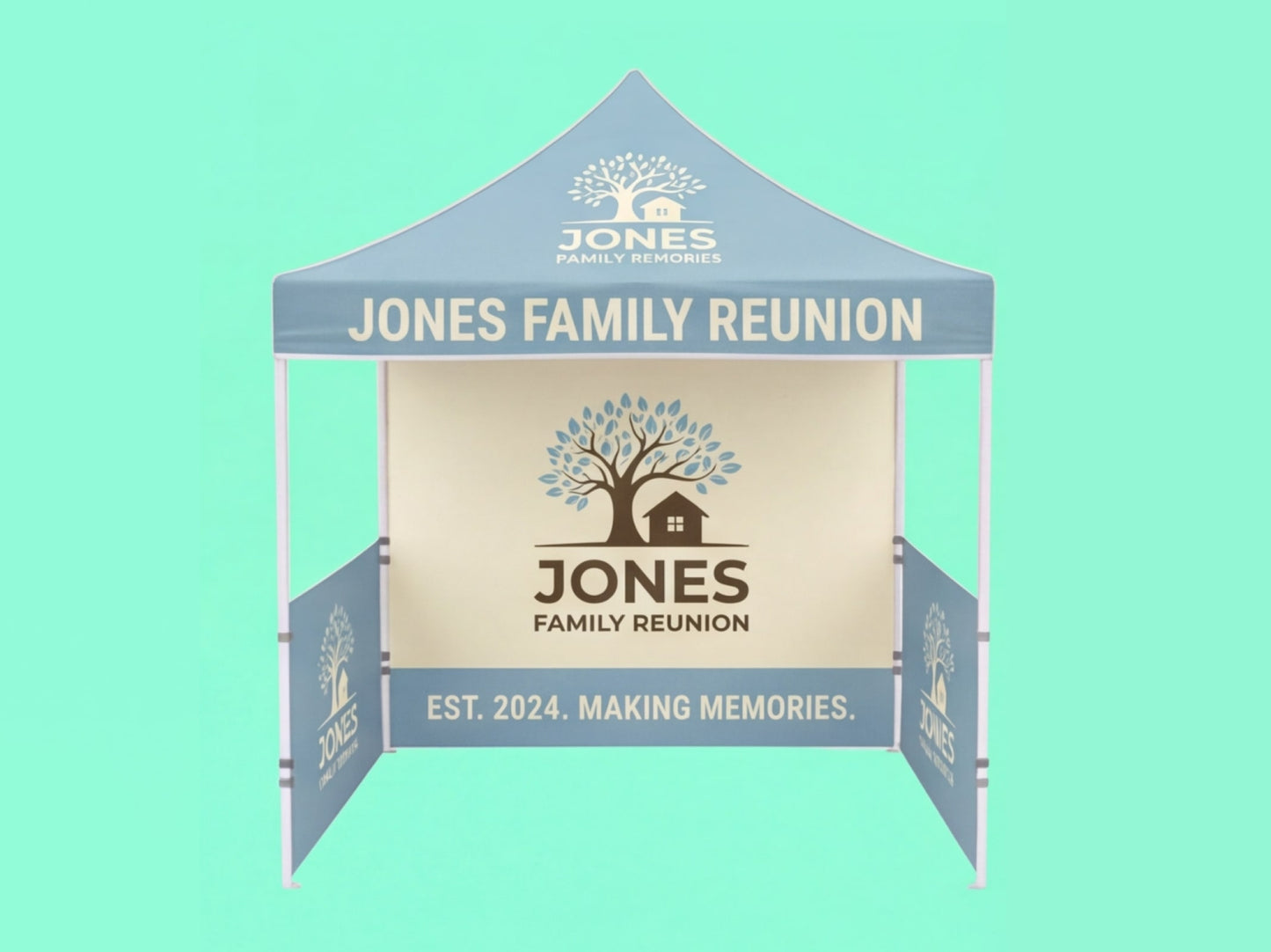 Custom Canopy Tent 10x10 with Personalization
