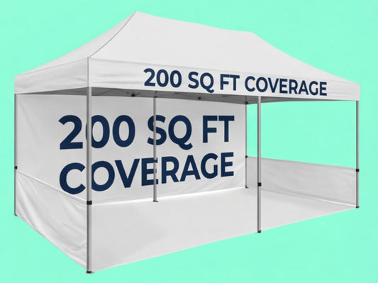 Custom Canopy Tent 10x20 for 200 Sq Ft Coverage