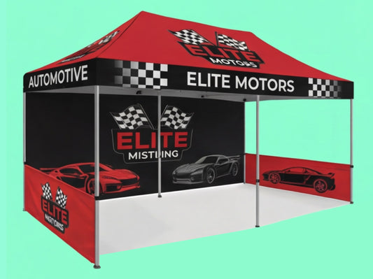 Custom Canopy Tent 10x20 for Automotive & Car Dealerships