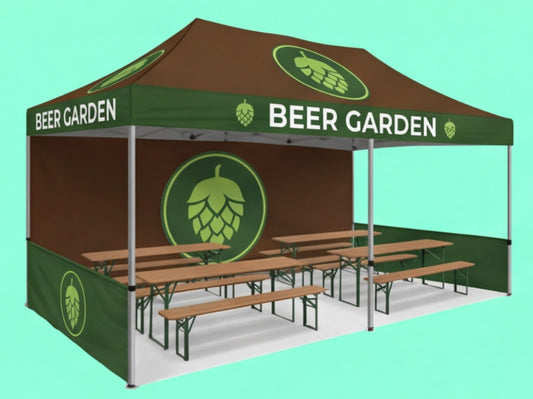 Custom Canopy Tent 10x20 for Beer Garden