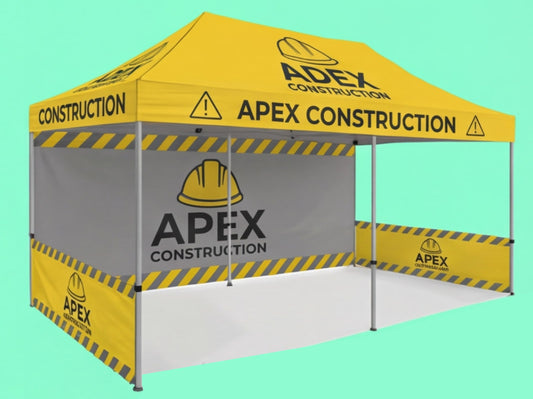 Custom Canopy Tent 10x20 for Construction & Roofing