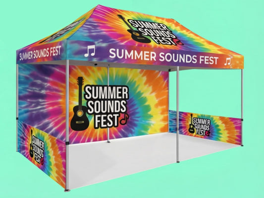 Custom Canopy Tent 10x20 for Music Festivals