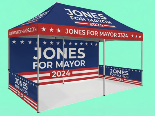 Custom Canopy Tent 10x20 for Political Campaigns