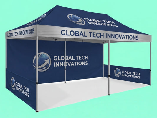Custom Canopy Tent 10x20 for Professional Exhibit Space