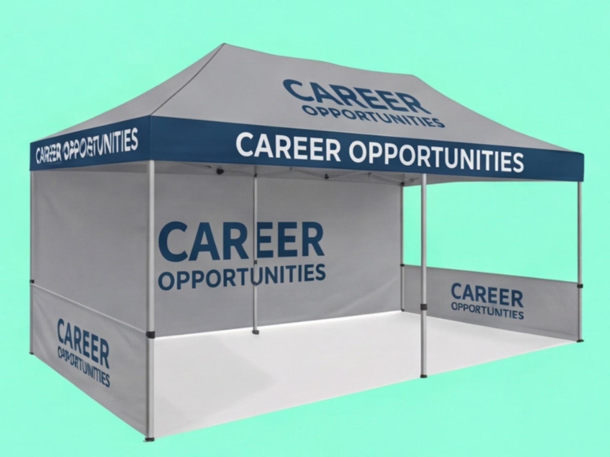 Custom Canopy Tent 10x20 for Recruitment Events