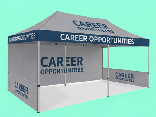 Custom Canopy Tent 10x20 for Recruitment Events