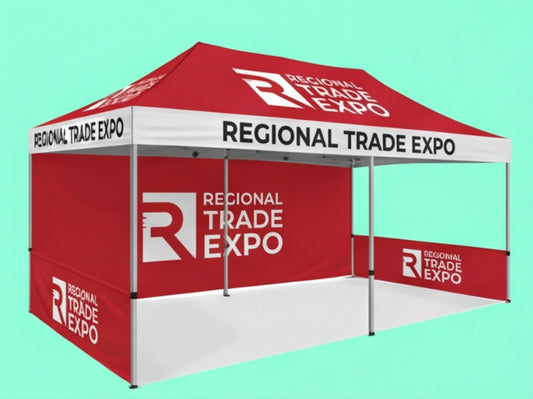 Custom Canopy Tent 10x20 for Regional Expos