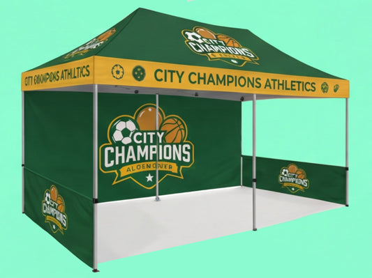 Custom Canopy Tent 10x20 for Sports Teams & Athletics