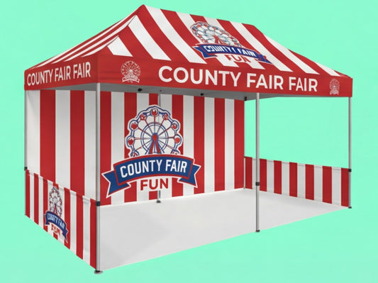 Custom Canopy Tent 10x20 for State Fairs