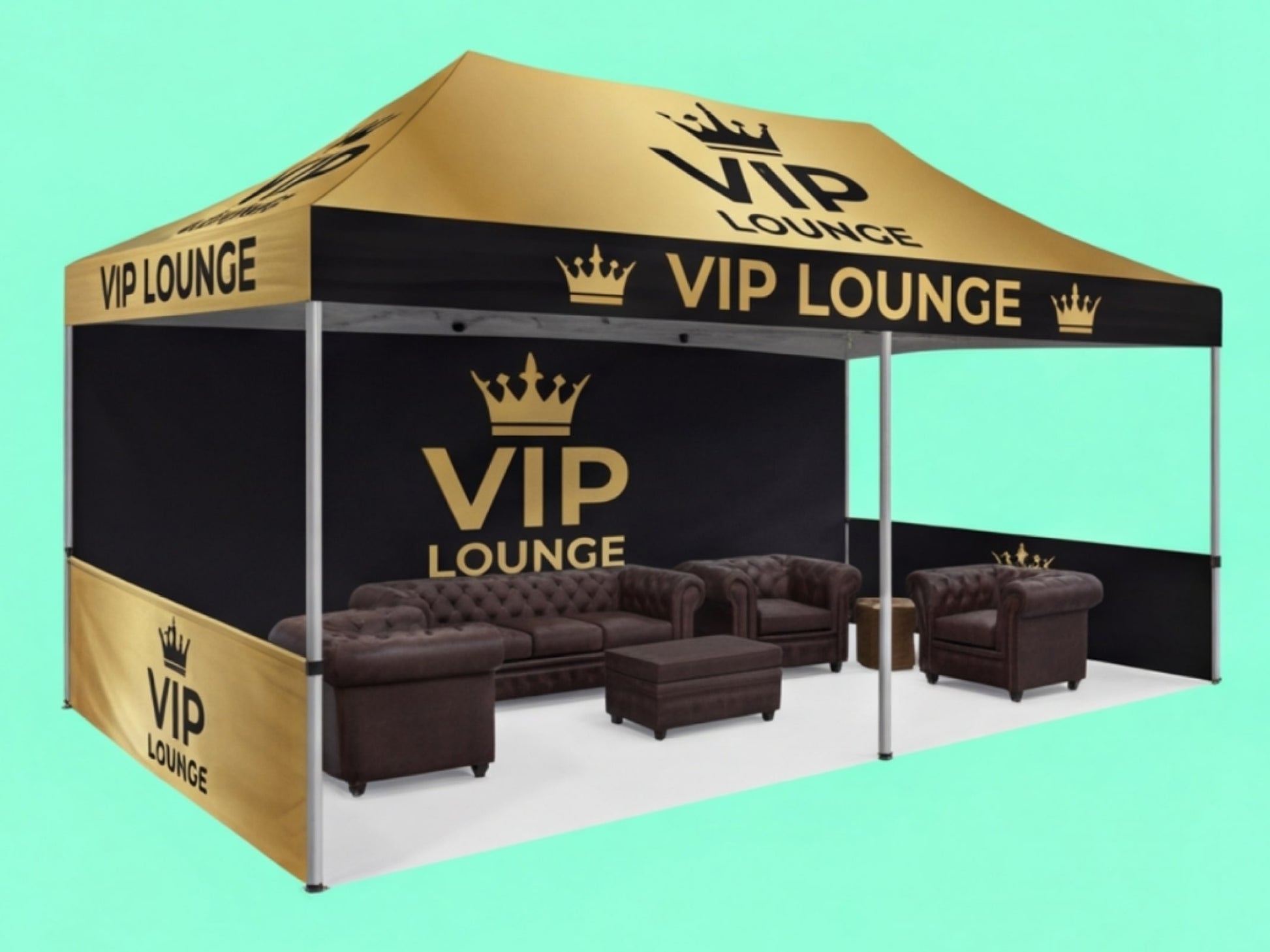 Custom Canopy Tent 10x20 for VIP Lounge