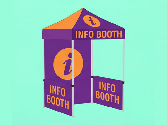 Custom Canopy Tent 5x5 for Festivals - Information Booths