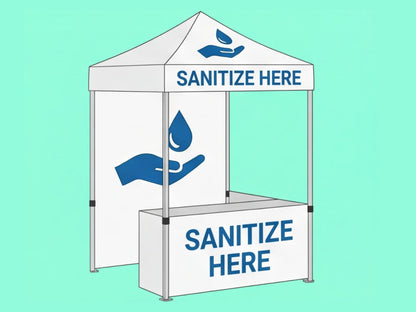 Custom Canopy Tent 5x5 for Hand Sanitizer Station