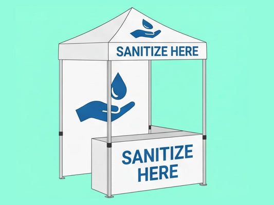 Custom Canopy Tent 5x5 for Hand Sanitizer Station