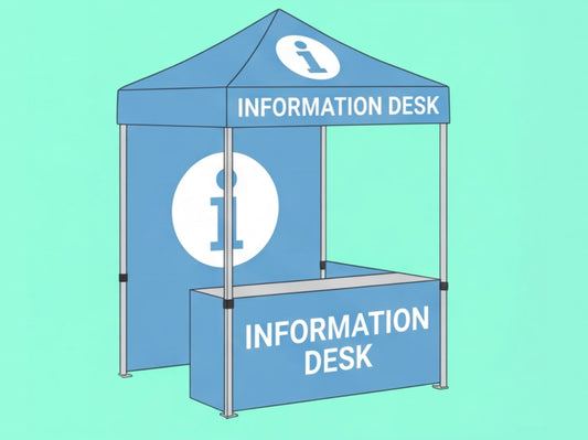 Custom Canopy Tent 5x5 for Information Desk