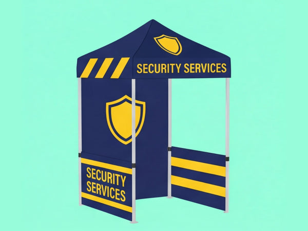 Custom Canopy Tent 5x5 for Security Services – PRINTDRILL