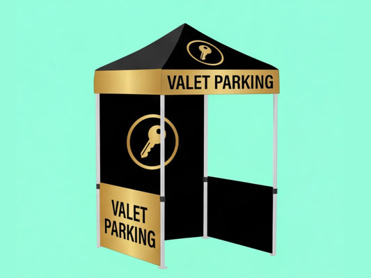 Custom Canopy Tent 5x5 for Valet Parking