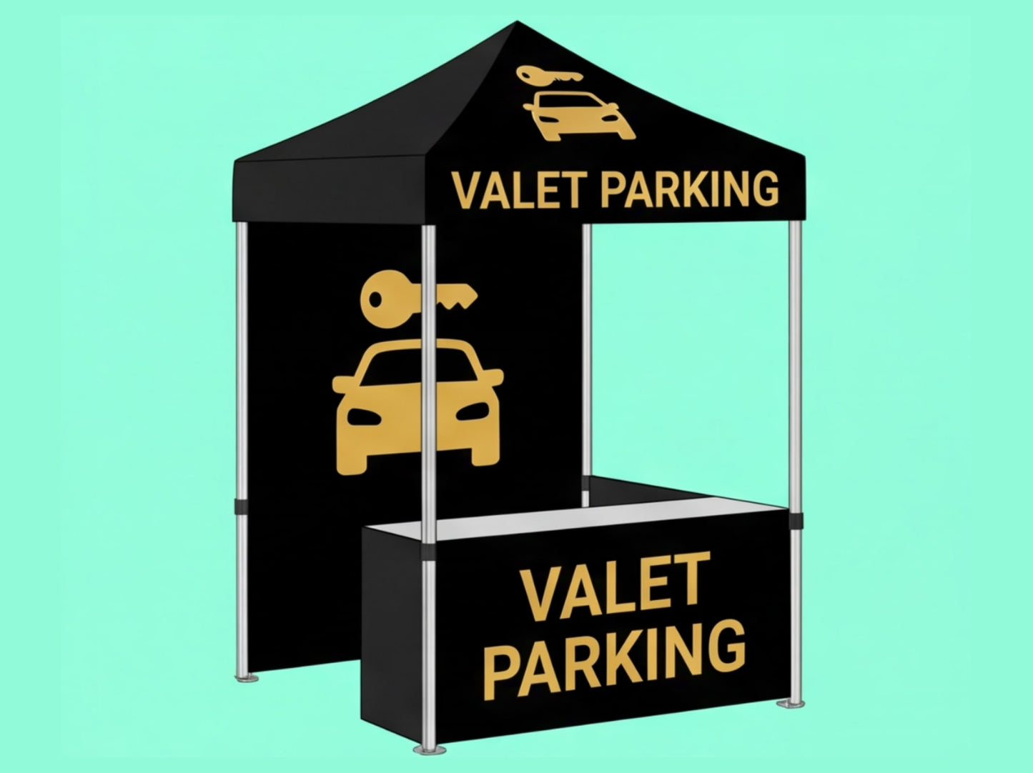 Custom Canopy Tent 5x5 for Valet Stand