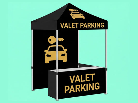 Custom Canopy Tent 5x5 for Valet Stand