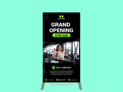 Custom Extend Tension Fabric Stand