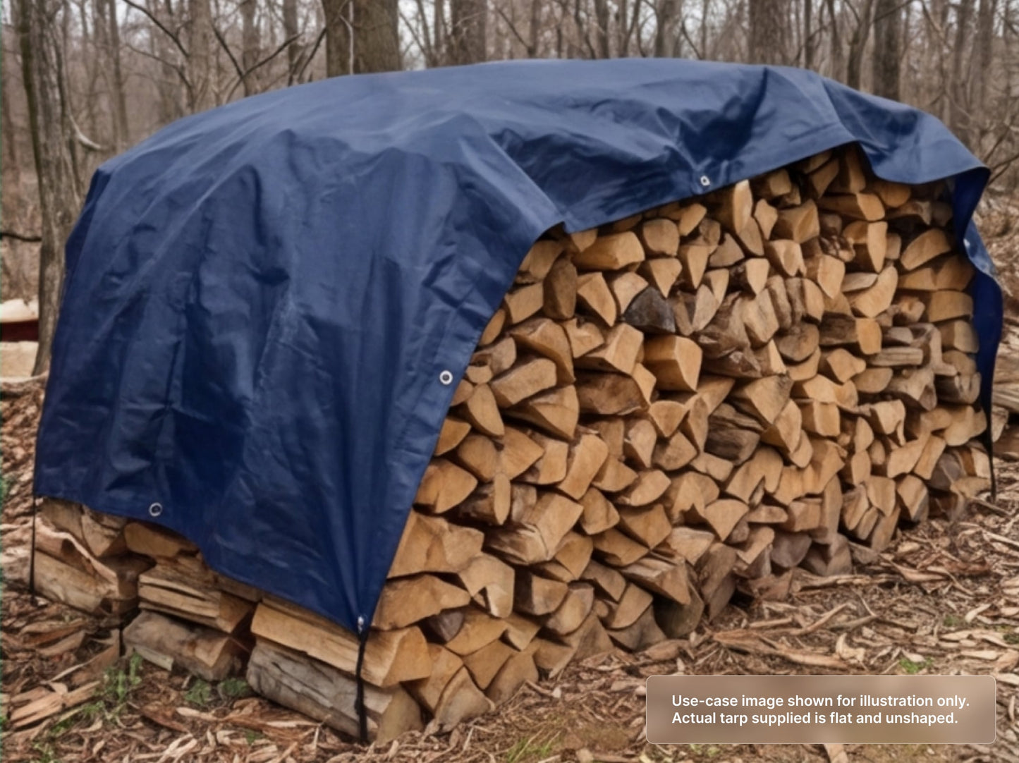 Custom Heavy Duty Vinyl Tarp for Firewood Tarp