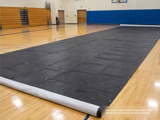 Custom Heavy Duty Vinyl Tarp for Gym Floor Protector