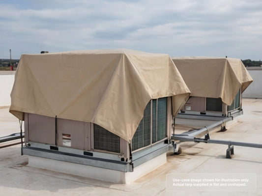 Custom Heavy Duty Vinyl Tarp for HVAC