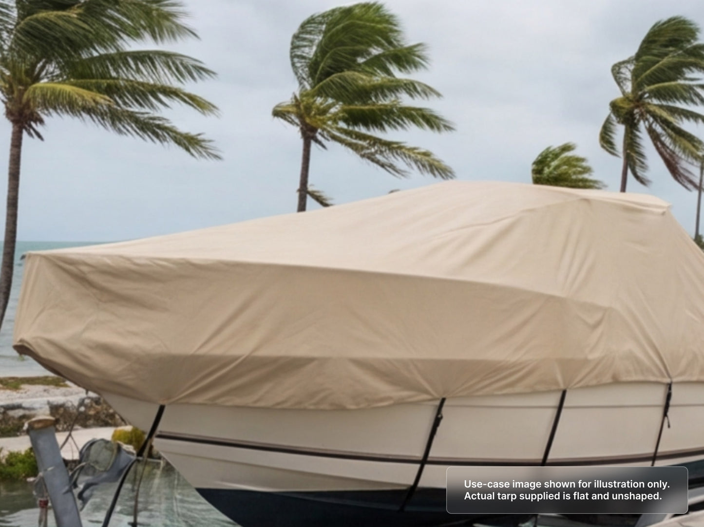 Custom Heavy Duty Vinyl Tarp for High Wind