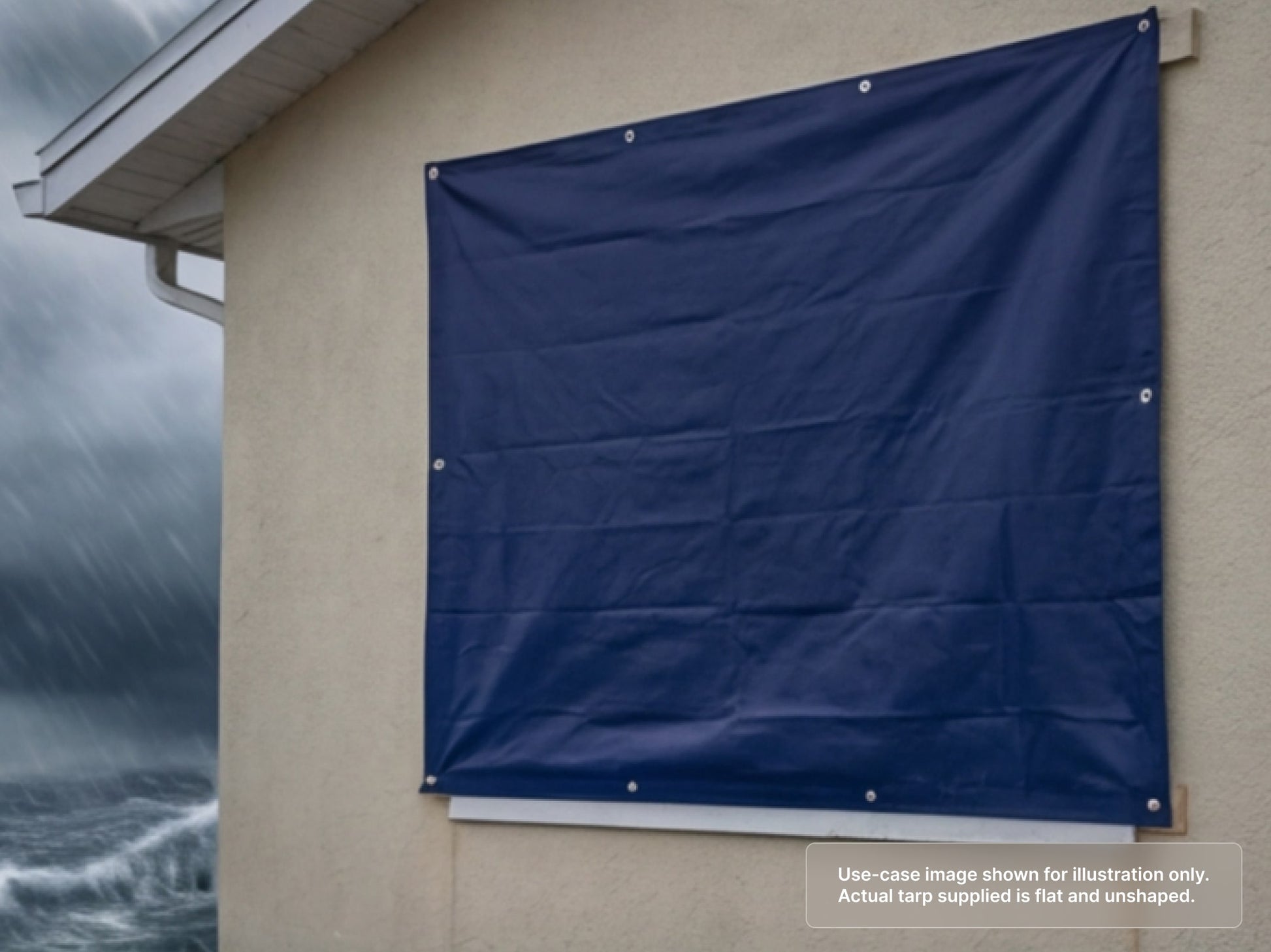 Custom Heavy Duty Vinyl Tarp for Hurricane Grade