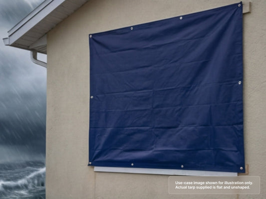 Custom Heavy Duty Vinyl Tarp for Hurricane Grade