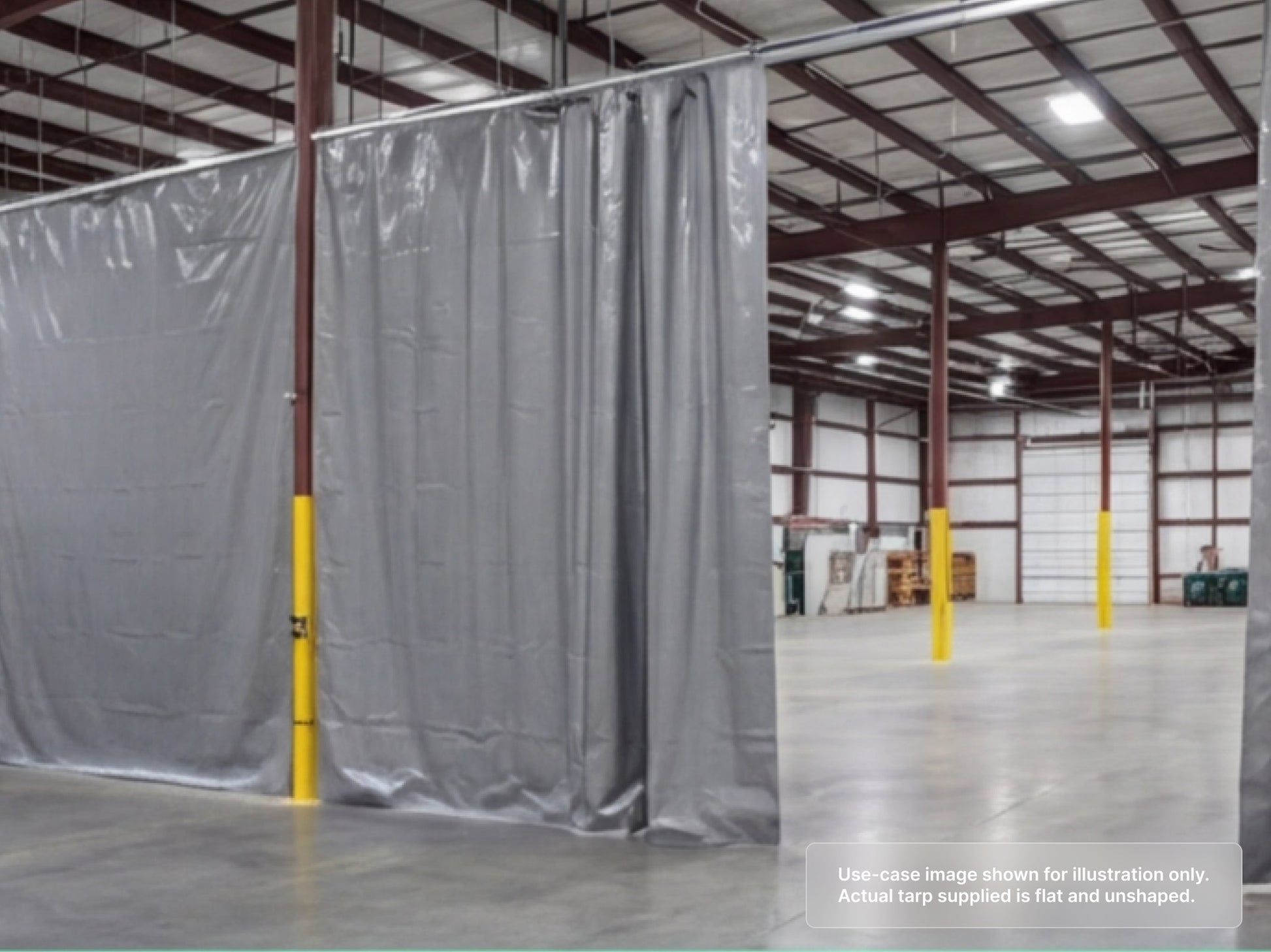 Custom Heavy Duty Vinyl Tarp for Industrial Indoor