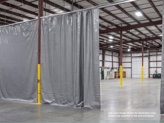 Custom Heavy Duty Vinyl Tarp for Industrial Indoor