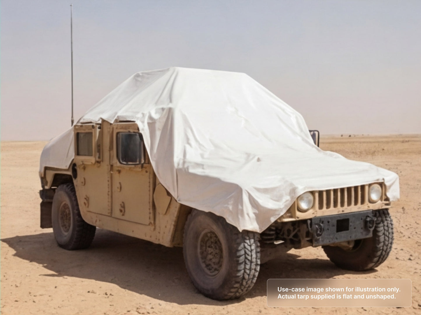 Custom Heavy Duty Vinyl Tarp for Military & Defense