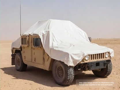 Custom Heavy Duty Vinyl Tarp for Military & Defense