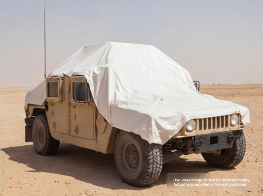 Custom Heavy Duty Vinyl Tarp for Military & Defense