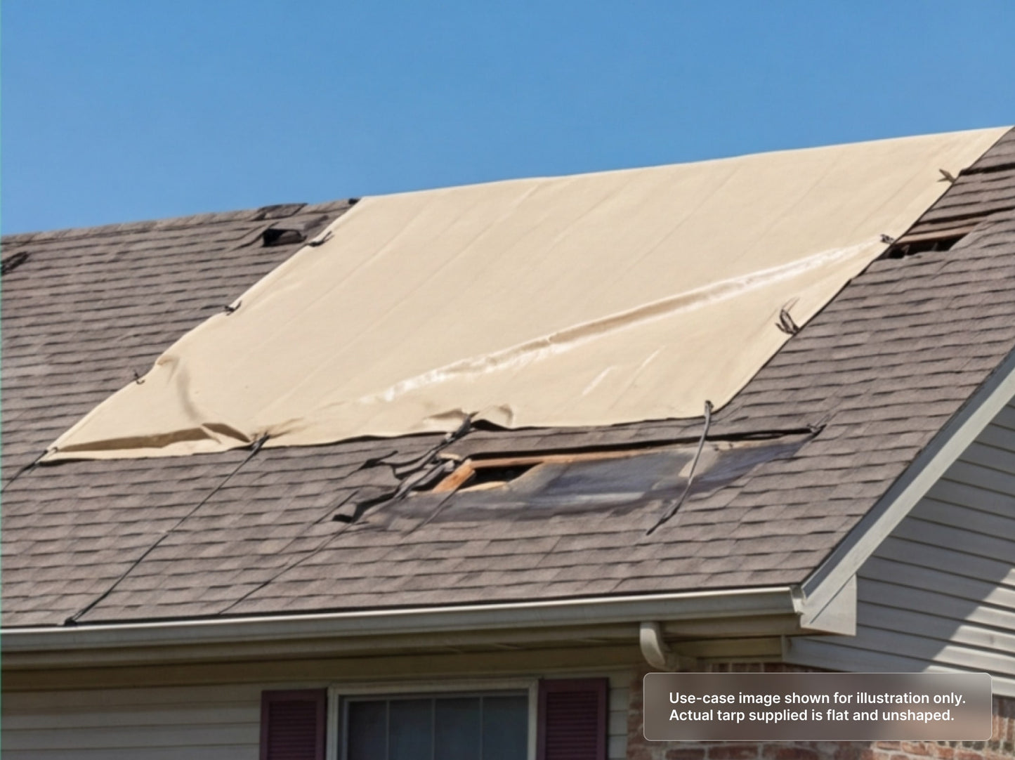 Custom Heavy Duty Vinyl Tarp for Roof Tarp