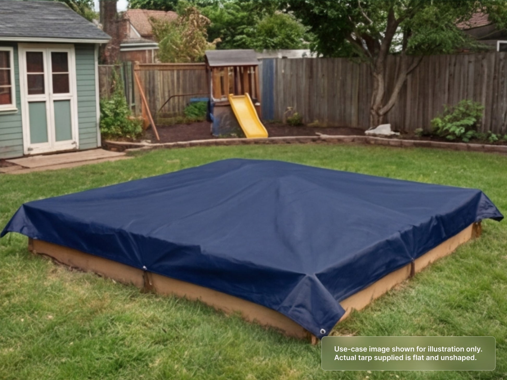 Custom Heavy Duty Vinyl Tarp for Sandbox Cover