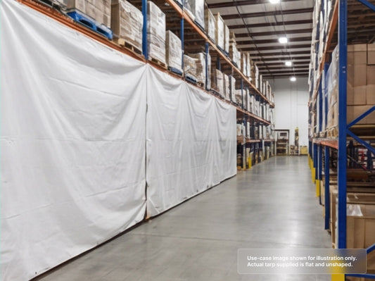 Custom Heavy Duty Vinyl Tarp for Warehouse Divider