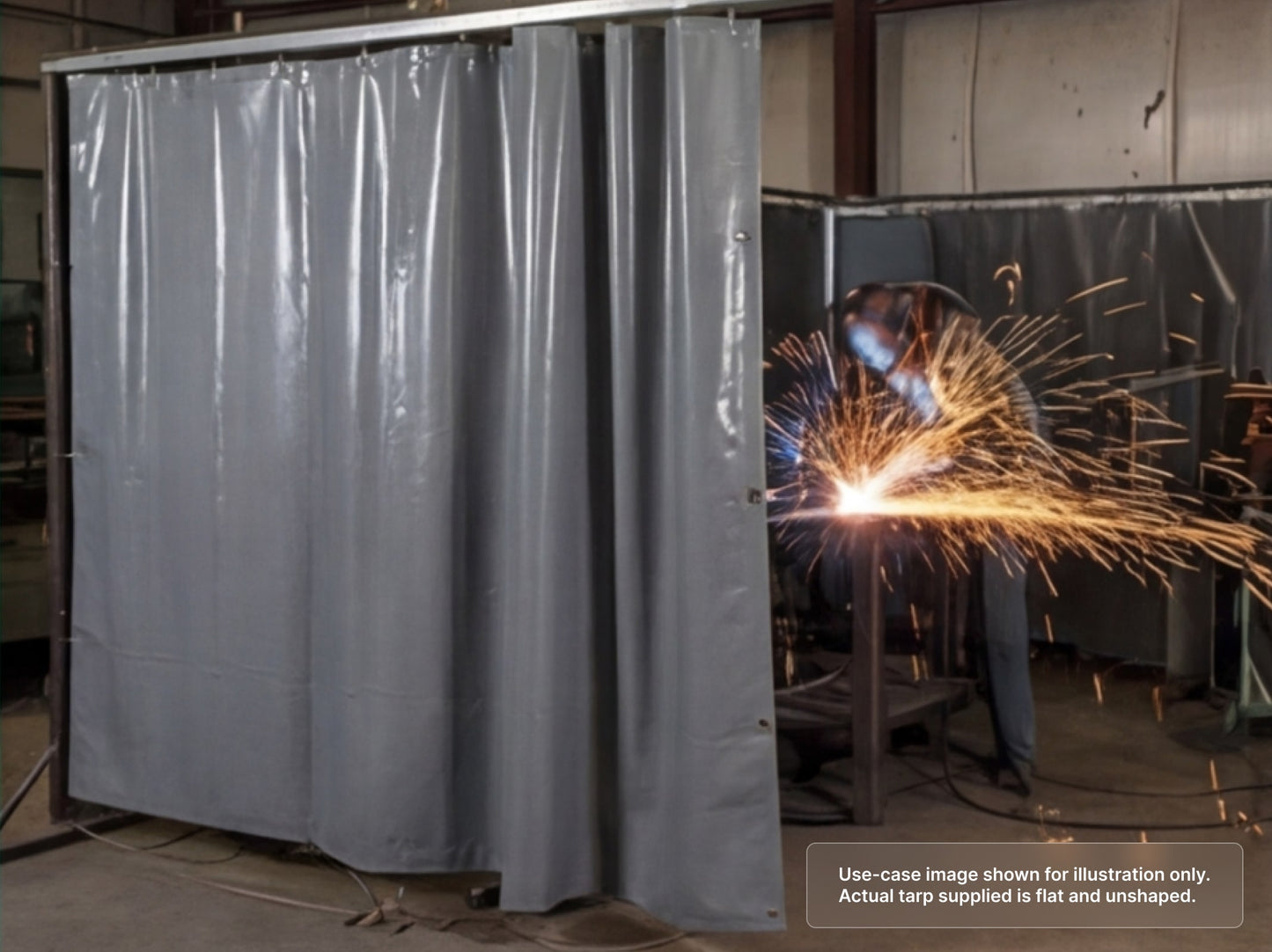 Custom Heavy Duty Vinyl Tarp for Welding Curtain