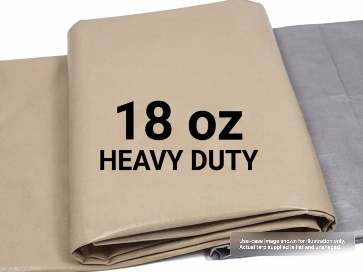 Custom Heavy Duty Vinyl Tarp with 18 oz Heavy Duty